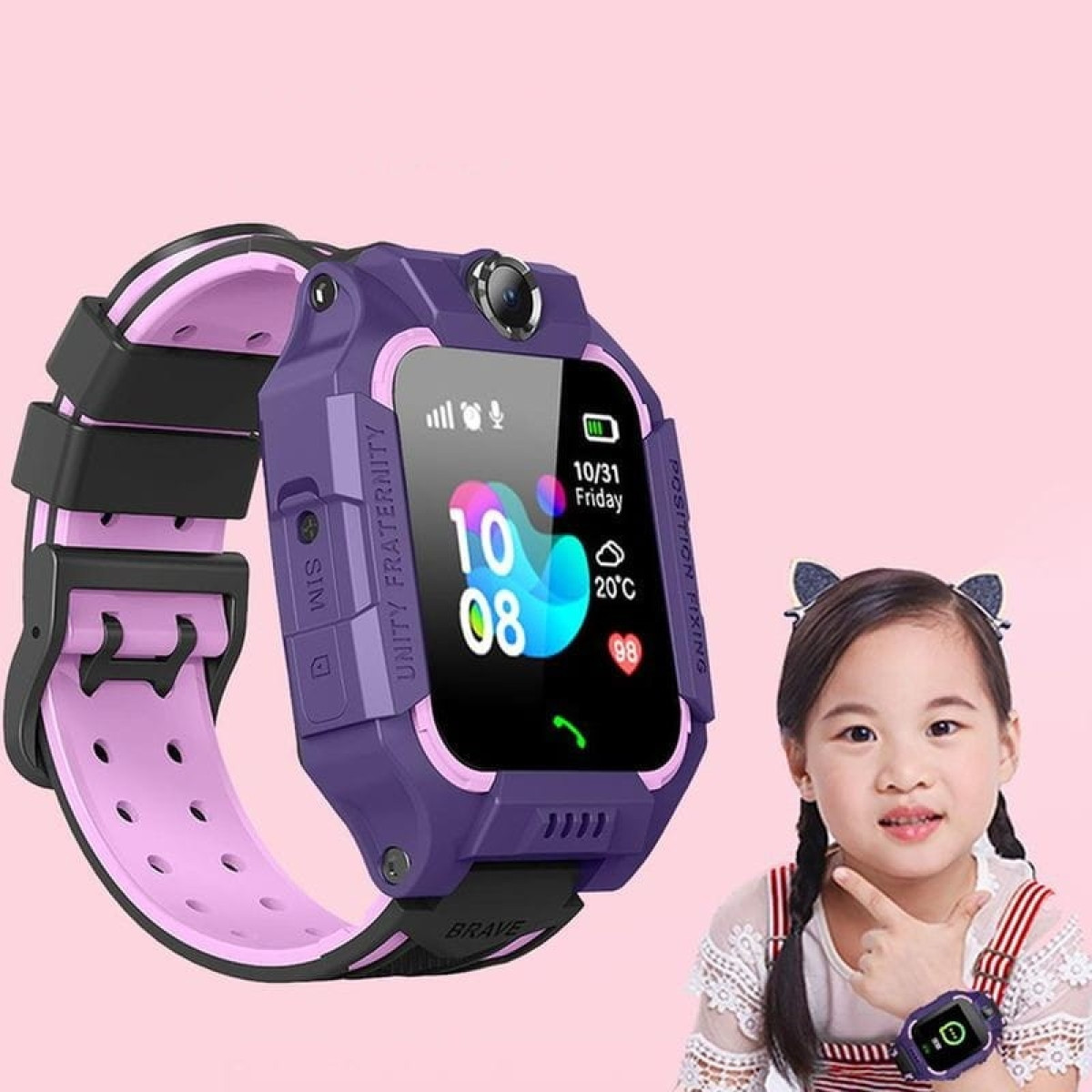 Smartwatch para crianças Q19 Violet