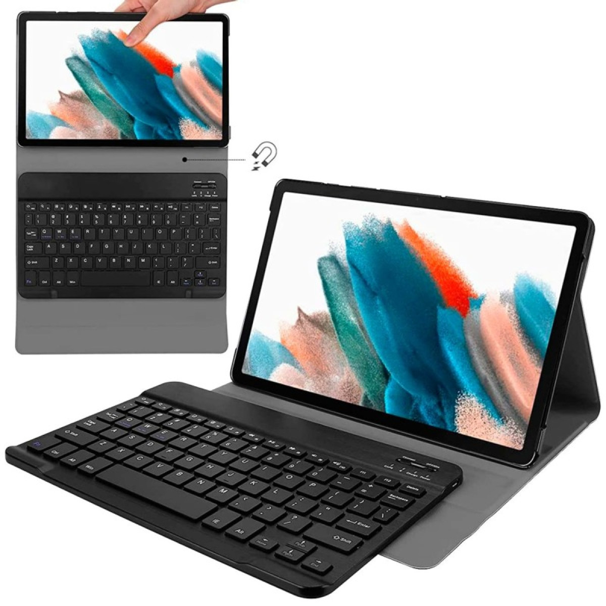 Capa com Teclado Samsung Galaxy Tab A8 2021 10.5 X200/X205