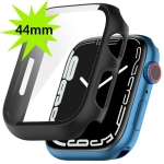 Capa PC + Vidro Temperado Apple Watch 44mm – Compatível com Apple Watch 4/5/6/SE