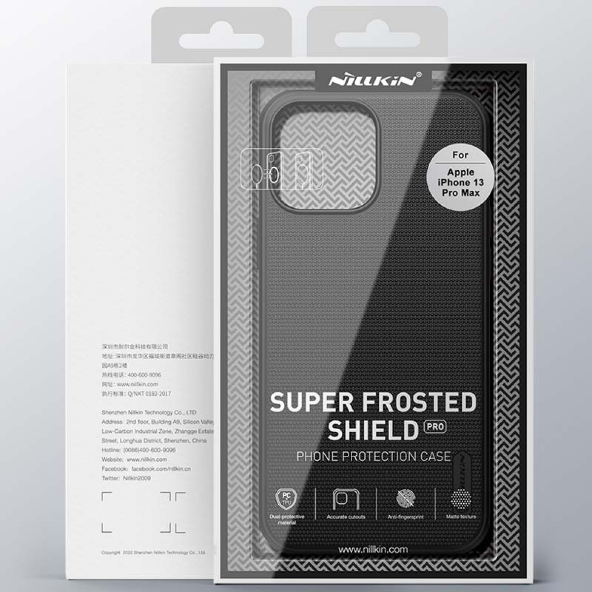 Nillkin Capa de borracha Magnetic Frosted Pro iPhone 13 Pro Max