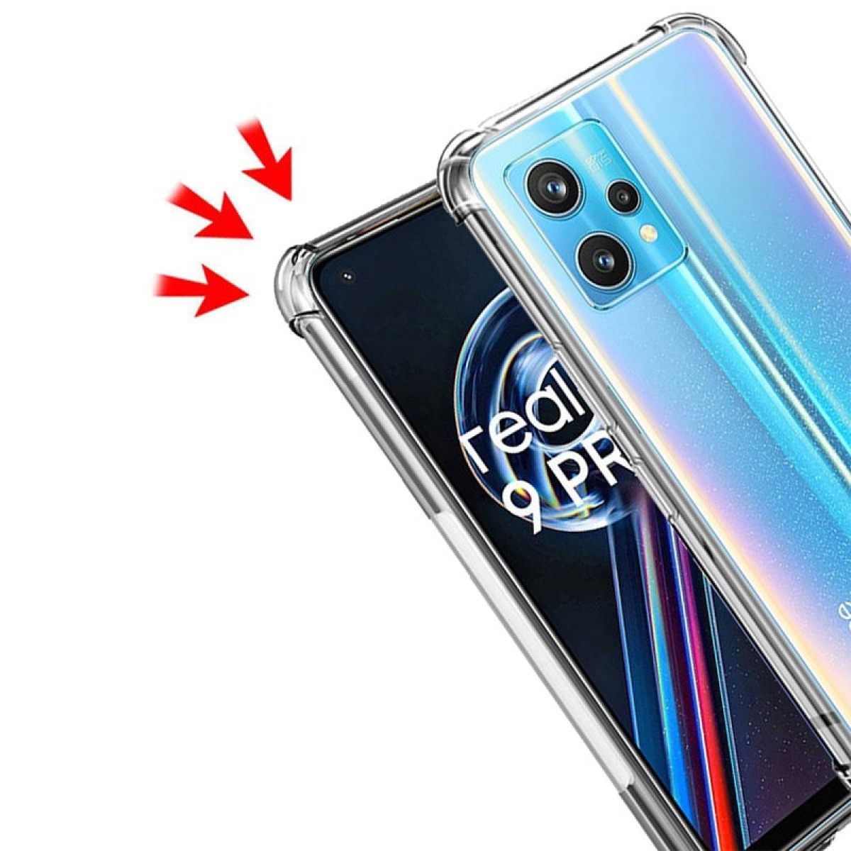 Capa de Silicone Reinforced Realme 9 Pro+ 5G / Realme 9 4G