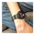 Pulseira Universal Nylon Ajustável 20mm para Smartwatch Xiaomi/Amazfit/Samsung/Huawei/Realme/Ticwatch