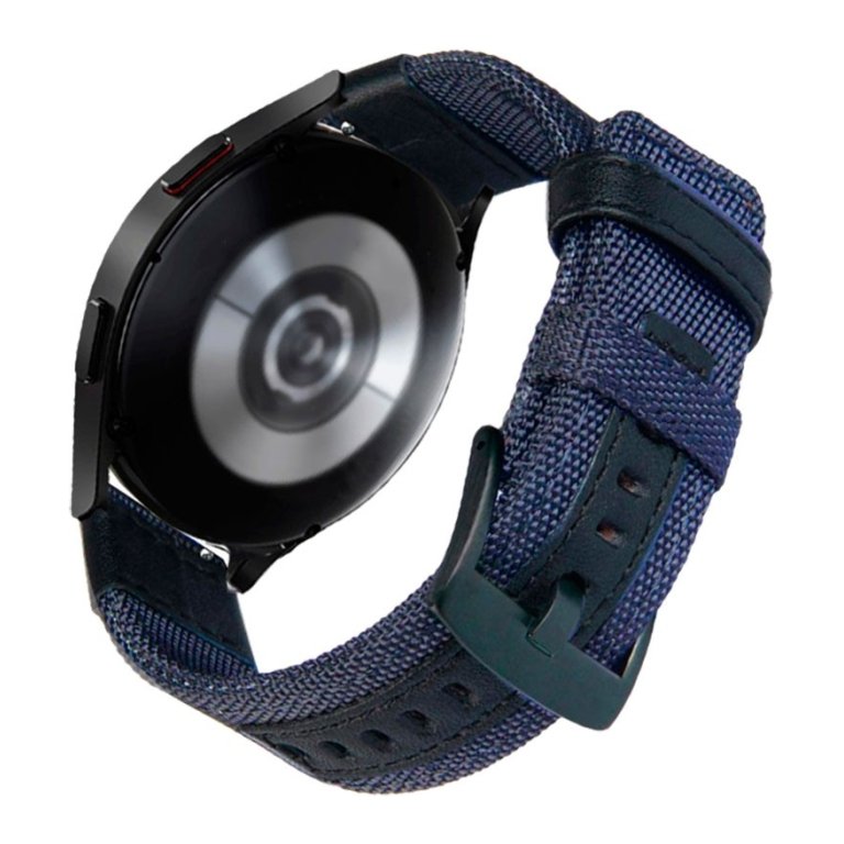 Pulseira Universal Nylon Ajustável 22mm para Smartwatch Xiaomi/Amazfit/Samsung/Huawei/Realme/Ticwatch