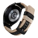 Pulseira Universal Nylon Ajustável 22mm Cáqui para Smartwatch Xiaomi/Amazfit/Samsung/Huawei/Realme/Ticwatch