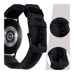 Pulseira Universal Nylon Ajustável 22mm Café para Smartwatch Xiaomi/Amazfit/Samsung/Huawei/Realme/Ticwatch