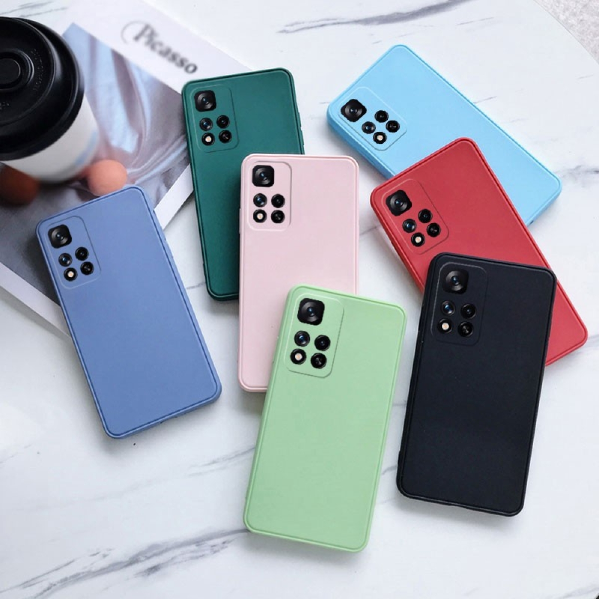 Capa Xiaomi Redmi Note 11 Pro+ 5G Square Liquid Premium