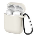 Capa de Silicone para Apple Airpods V2 Beige