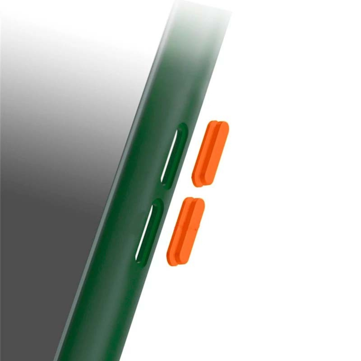 Capa Dual Mate Xiaomi Redmi Note 11 Claro+Laranja