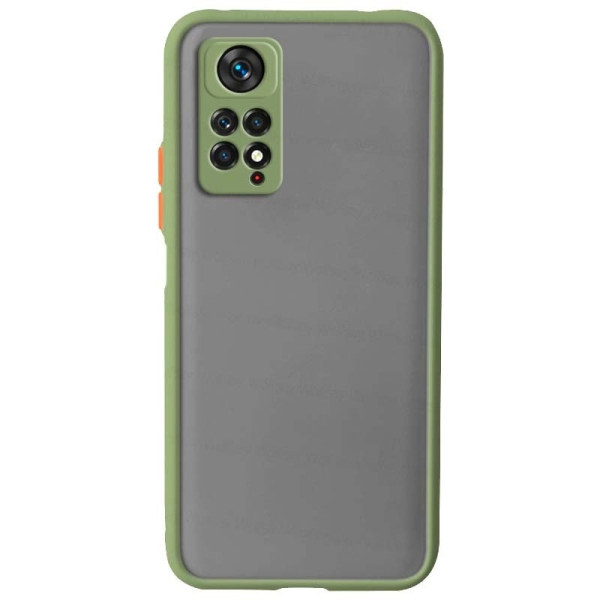 Capa Dual Mate Xiaomi Redmi Note 11 Claro+Laranja