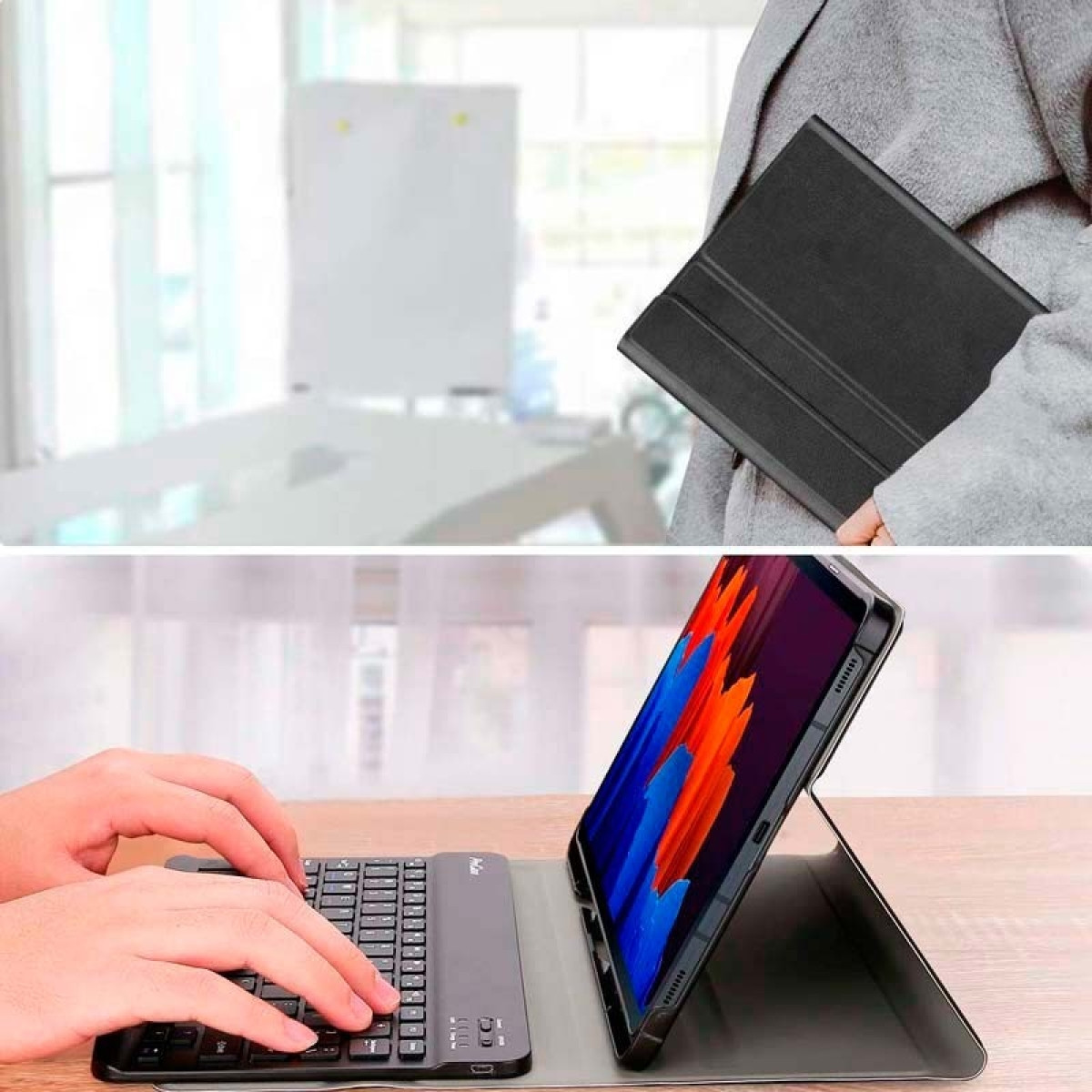 Capa com Teclado Samsung Galaxy Tab S8 Ultra X900 / X906