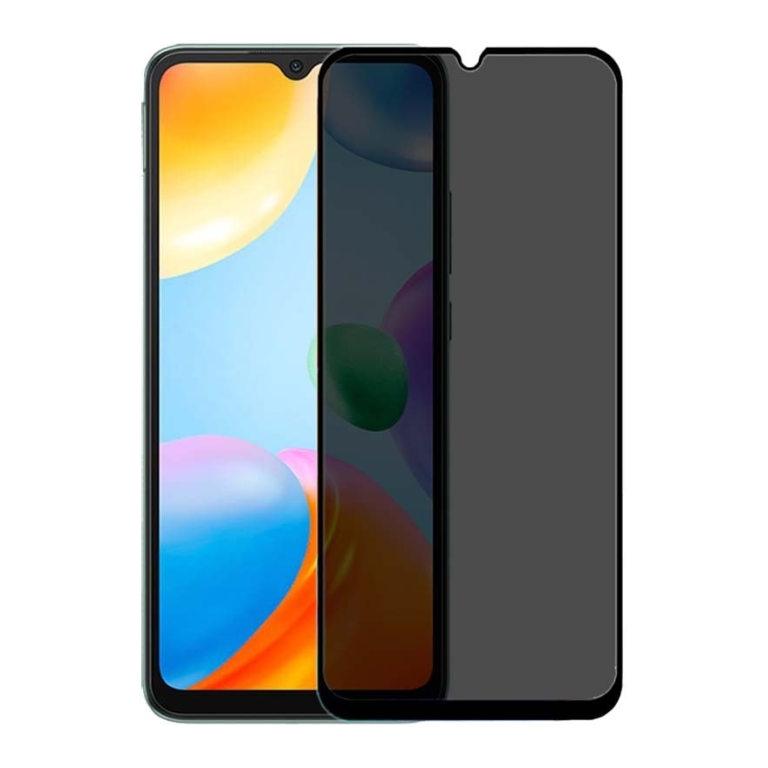 Protetor de vidro temperado Anti Espião Xiaomi Redmi 10C / Poco C40