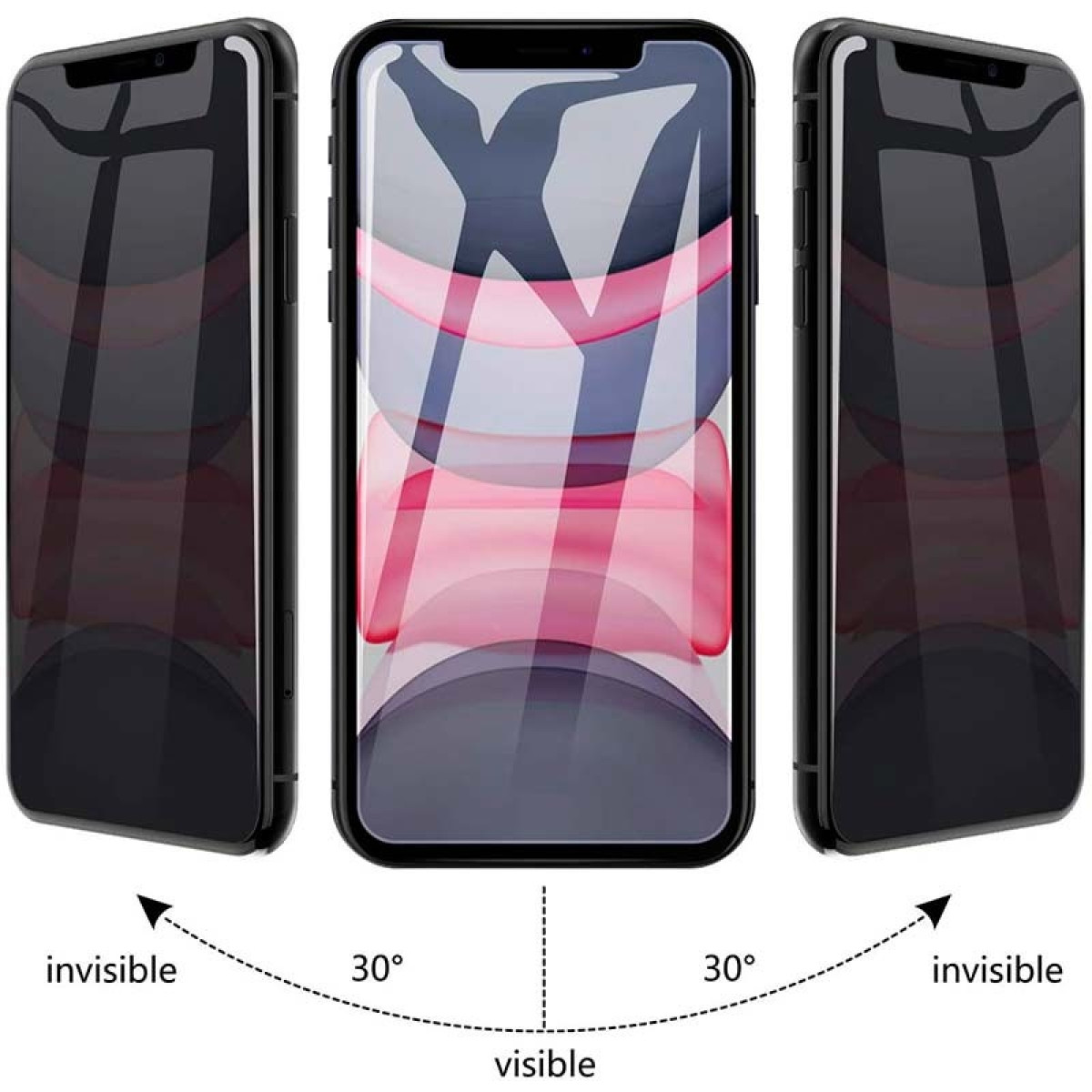Protetor de vidro temperado Anti Espião Xiaomi Poco M4 Pro 5G