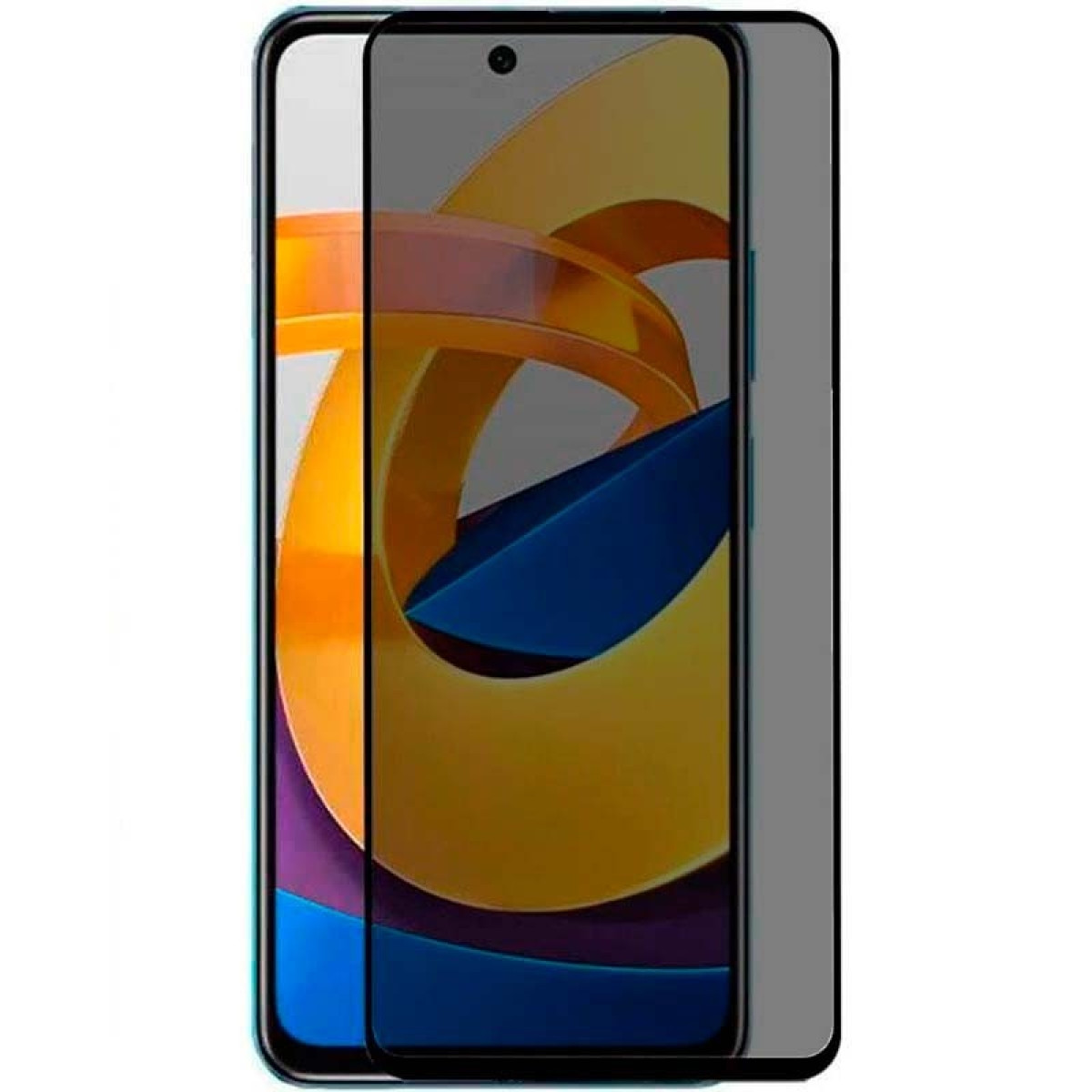 Protetor de vidro temperado Anti Espião Xiaomi Poco M4 Pro 5G