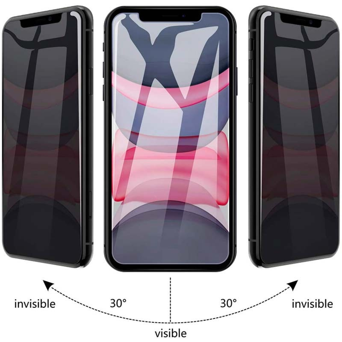 Protetor de vidro temperado Anti Espião Samsung Galaxy A52 A525 / A52 5G A526 / A52s 5G A528
