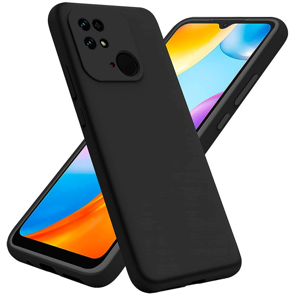 Capa Xiaomi Redmi 10C / Poco C40 Square Liquid Premium