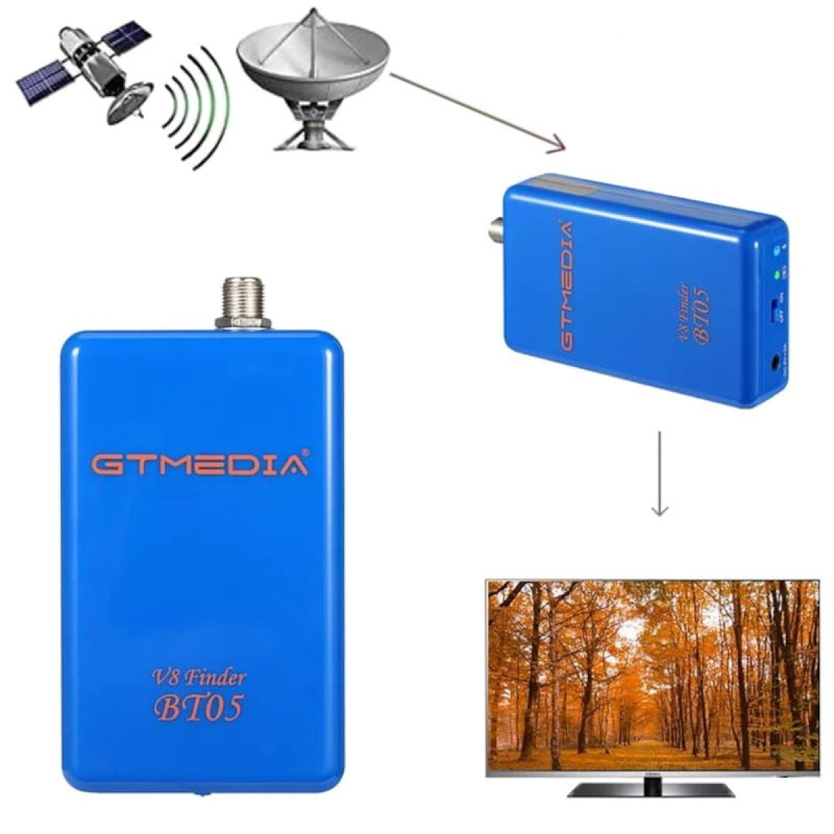 GTMedia V8 Finder BT05 Localizador Satélite