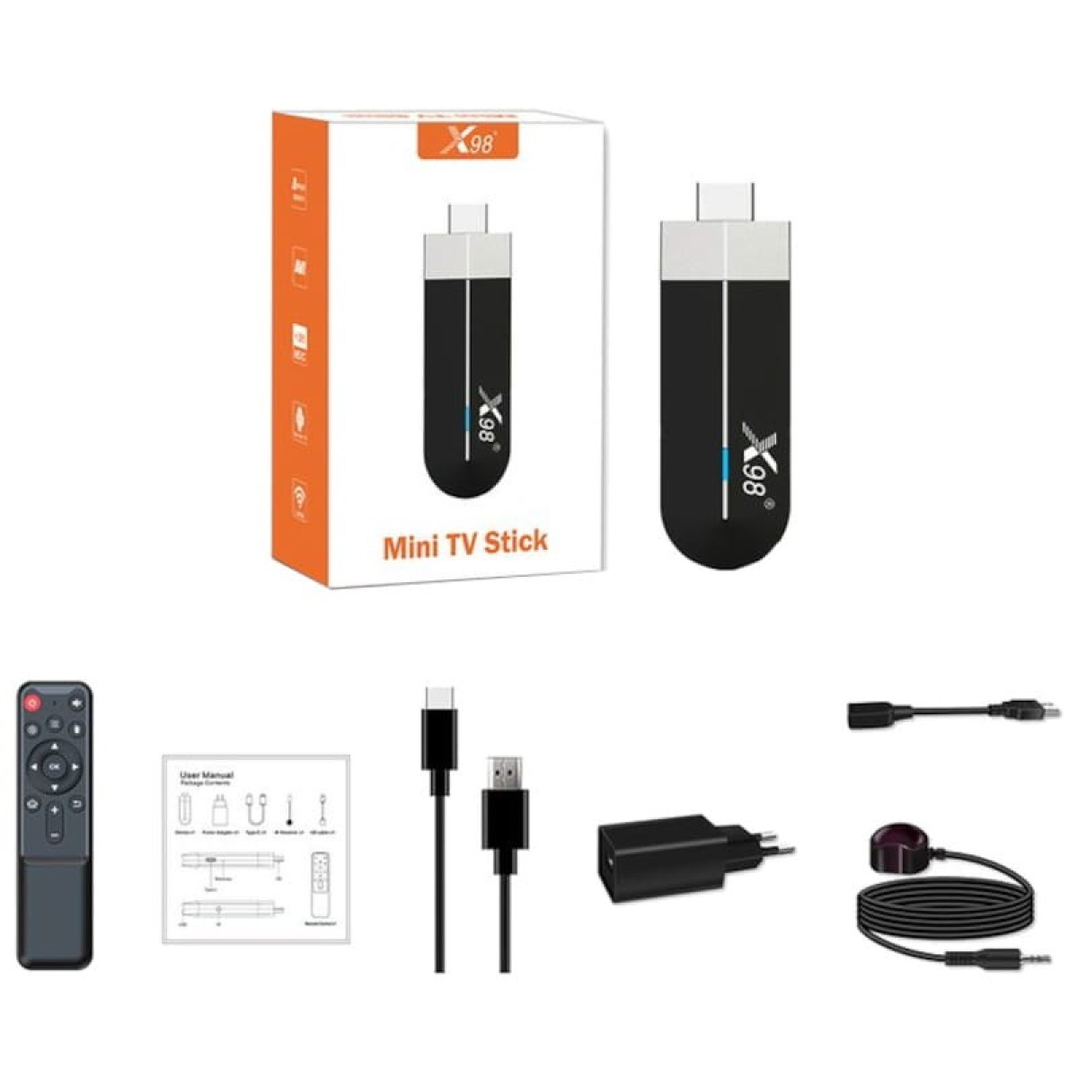 X98 S500 TV Stick 2GB/16GB Android 11 – Android TV