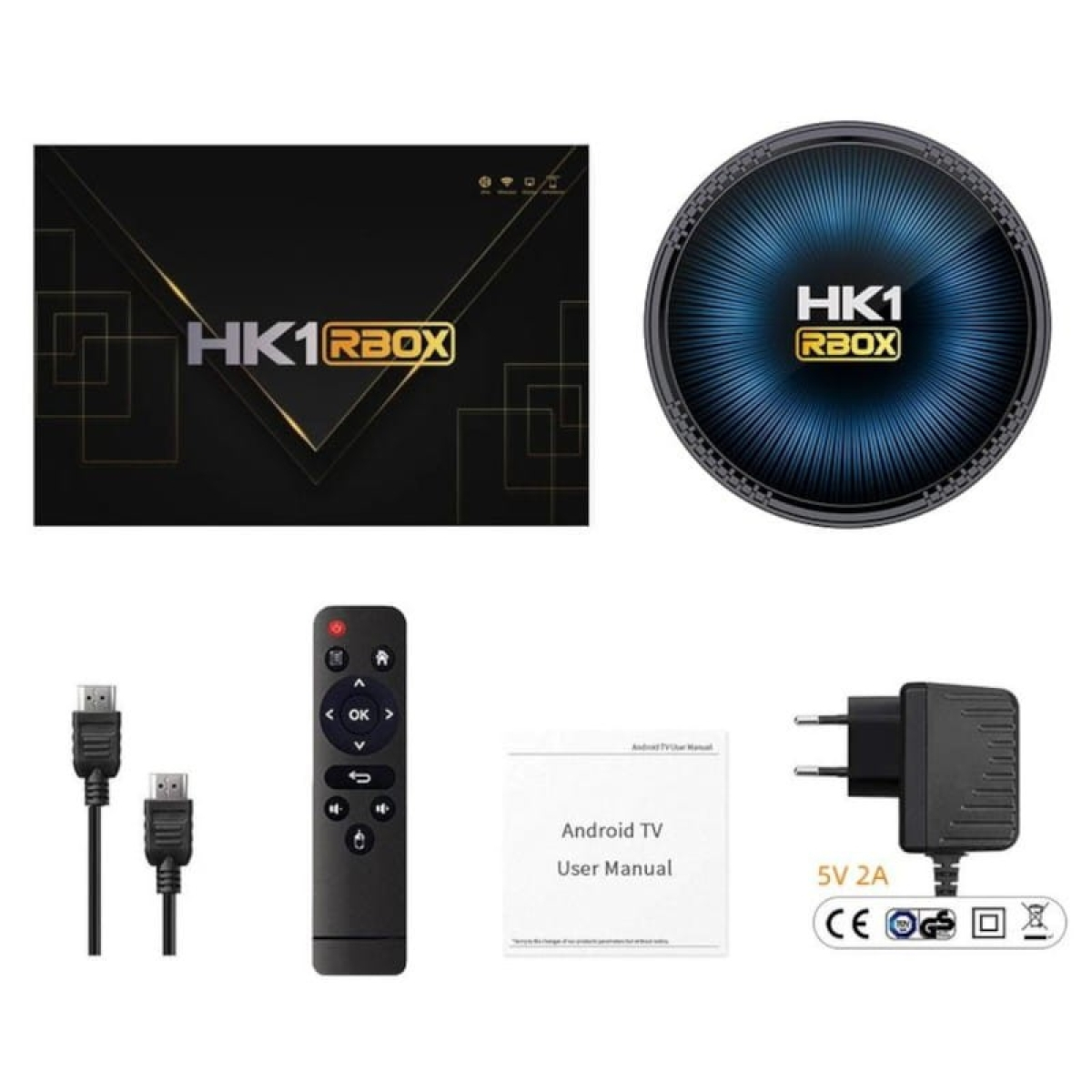 HK1 RBox S905W2 4GB/32GB Android 11 100M – Android TV