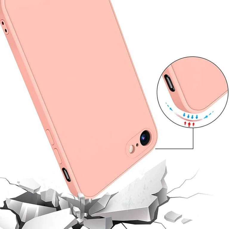 Capa iPhone SE 2022 / SE 2020 / iPhone 8 / iPhone 7 Square Liquid Premium