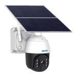 Câmara de segurança IP Escam QF624 Solar Wifi 24 horas gravando