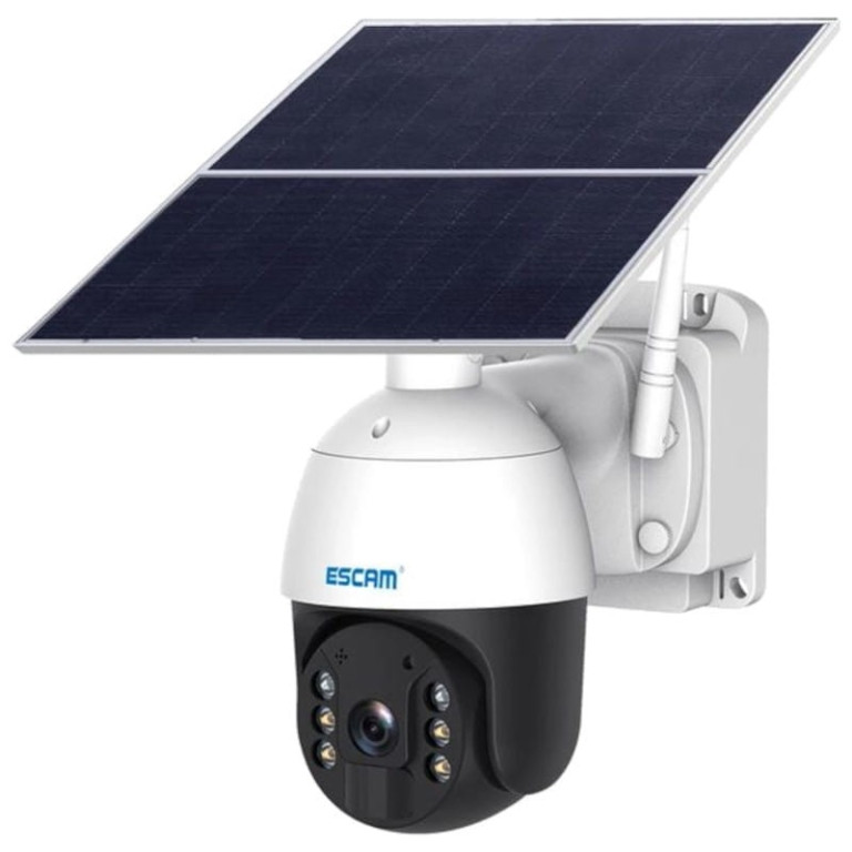 Câmara de segurança IP Escam QF724 Solar 4G/LTE 24 horas de gravação