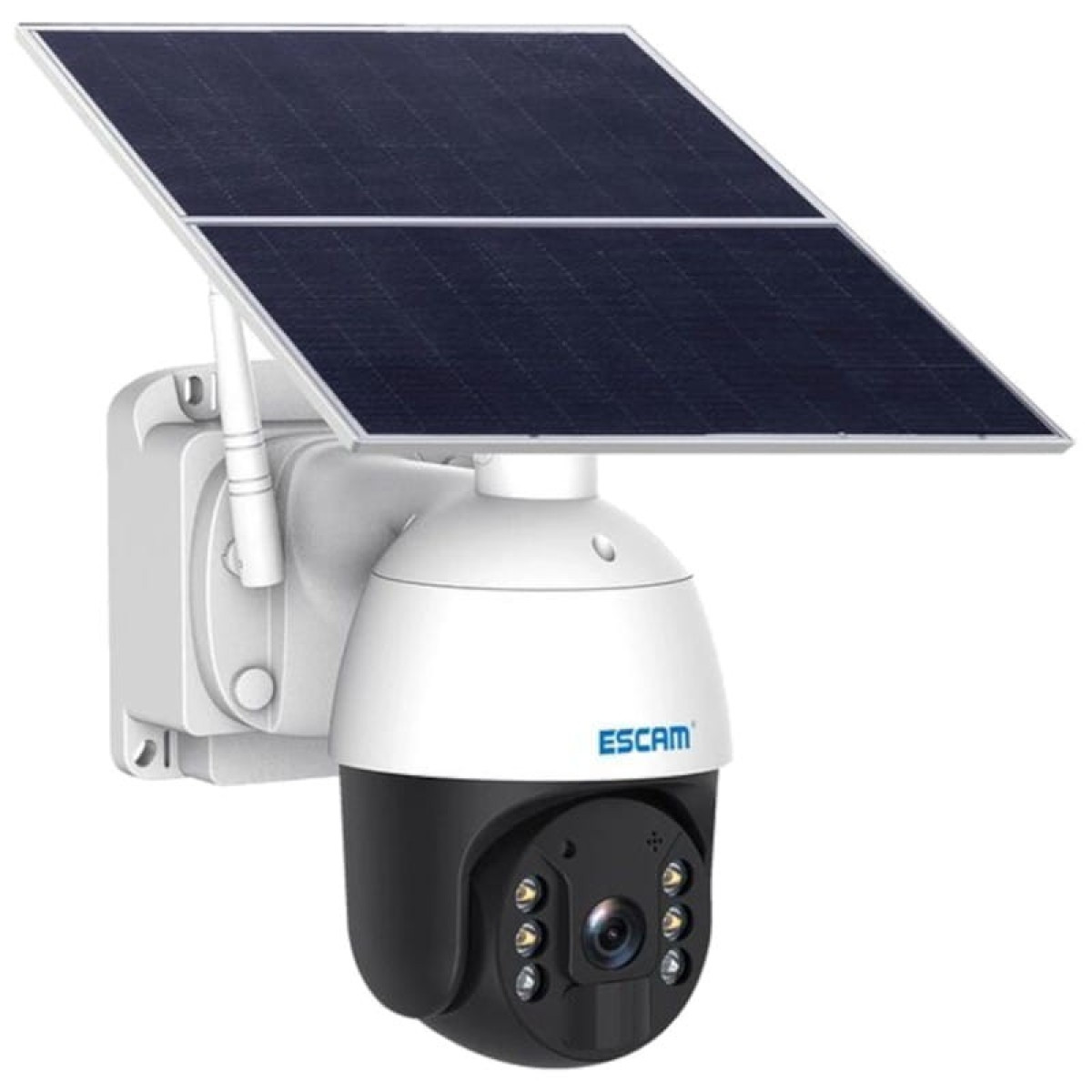 Câmara de segurança IP Escam QF724 Solar 4G/LTE 24 horas de gravação