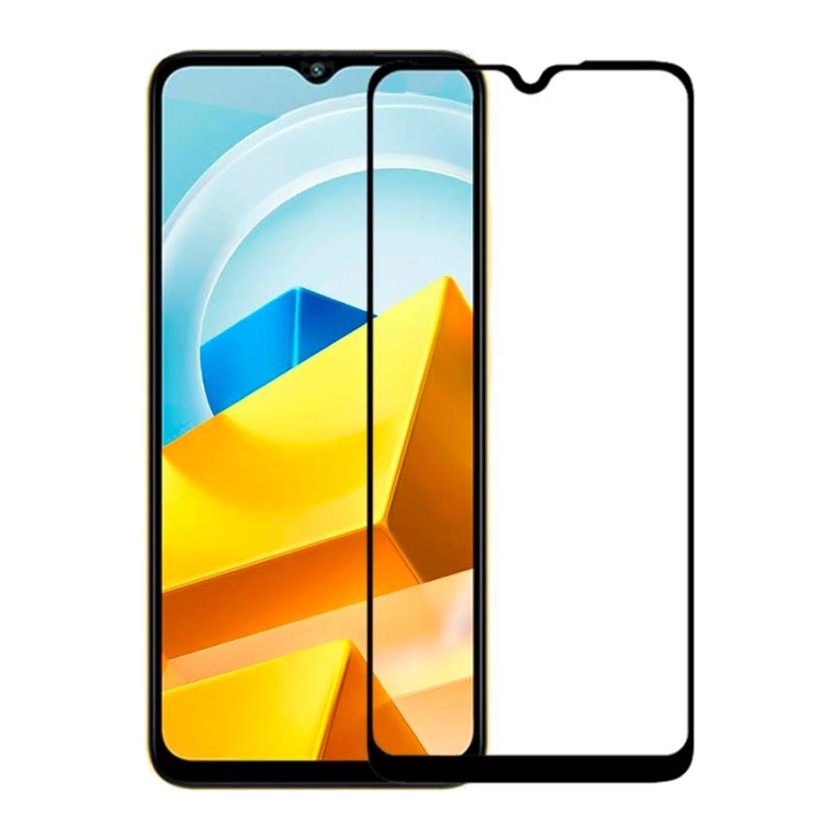 Película de vidro temperado Xiaomi Poco M5 / M4 5G Full Screen 3D