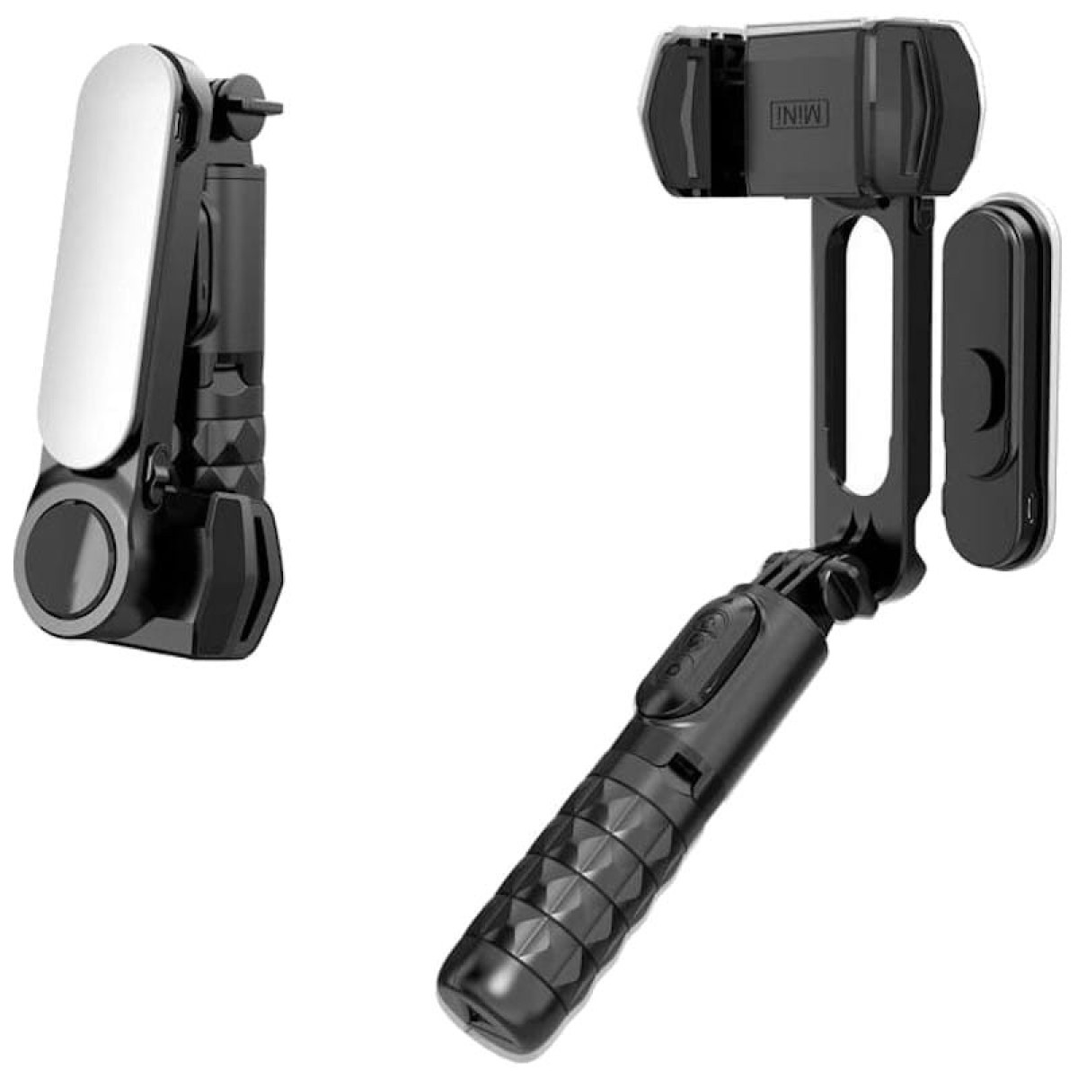 Q09 Selfie Gimbal Selfie Stick – Estabilizador de smartphone com rotaà§à£o de 360º e Comando Sem fios