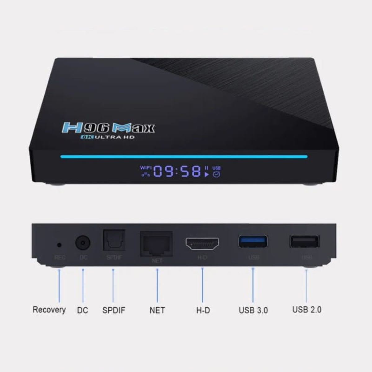 H96 Max RK3566 8GB/128GB Android 11 – Android TV