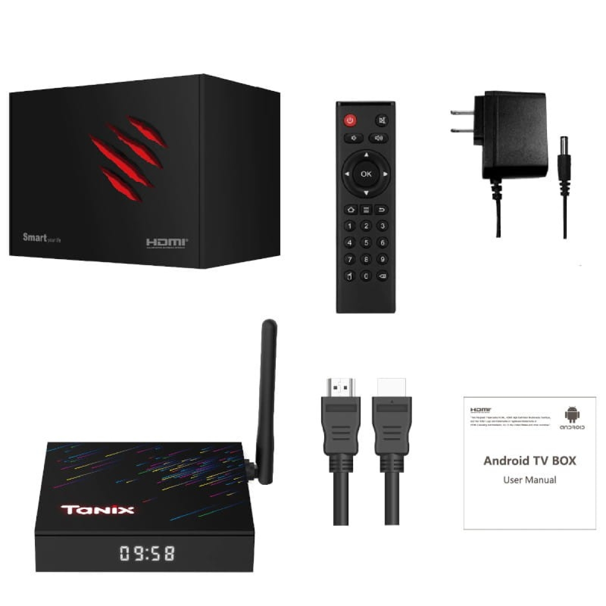 Tanix TX68 H618 4GB/64GB Android 12 – Android TV