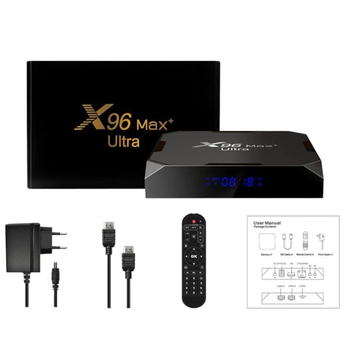 X96Max Plus Ultra S905X4 4GB/32GB Android 11 – Android TV