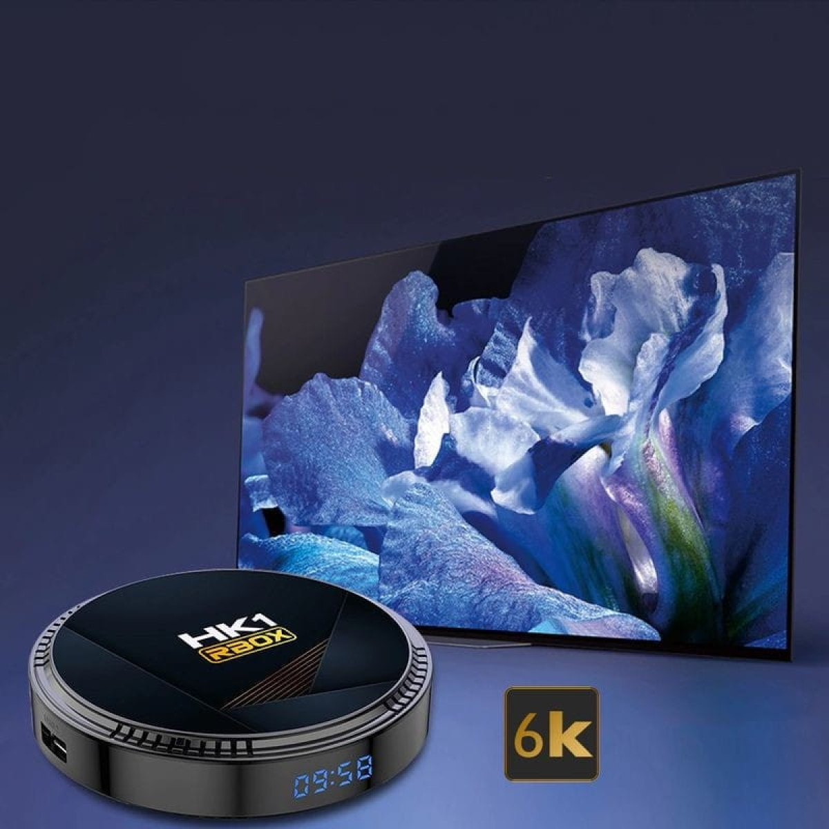 HK1 RBox H8 2GB/16GB Wifi 6 Bluetooth Android 12 – Android TV