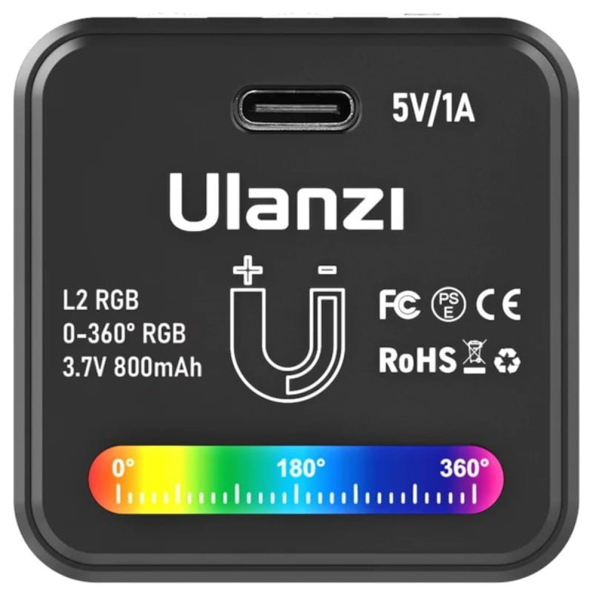 Ulanzi COB L2 RGB – Luz com Visão 360º