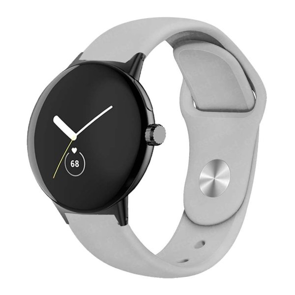 Pulseira Universal Elegance Silicone 20mm para Smartwatch Xiaomi/Amazfit/Samsung/Huawei/Realme/Ticwatch