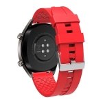 Pulseira Universal Silicone 22mm Vermelha para Smartwatch Xiaomi/Amazfit/Samsung/Huawei/Realme/Ticwatch