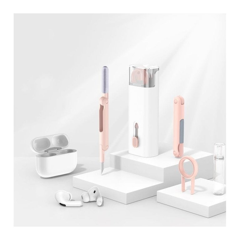 Kit de Limpeza de Teclado e Smartphone 7 em 1