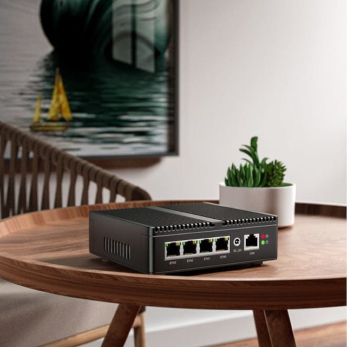 Mini PC G30B Intel N5105 i225 V3/8 GB/256GB Firewall Router Fanless 2.5GbE