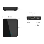 Extensor sem fio HDMI até 30m Receptor