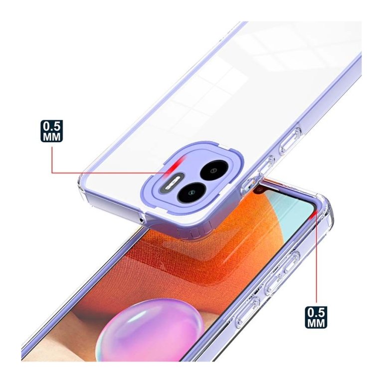 Capa de Silicone Xiaomi Redmi A1 / Redmi A2 com Bumper