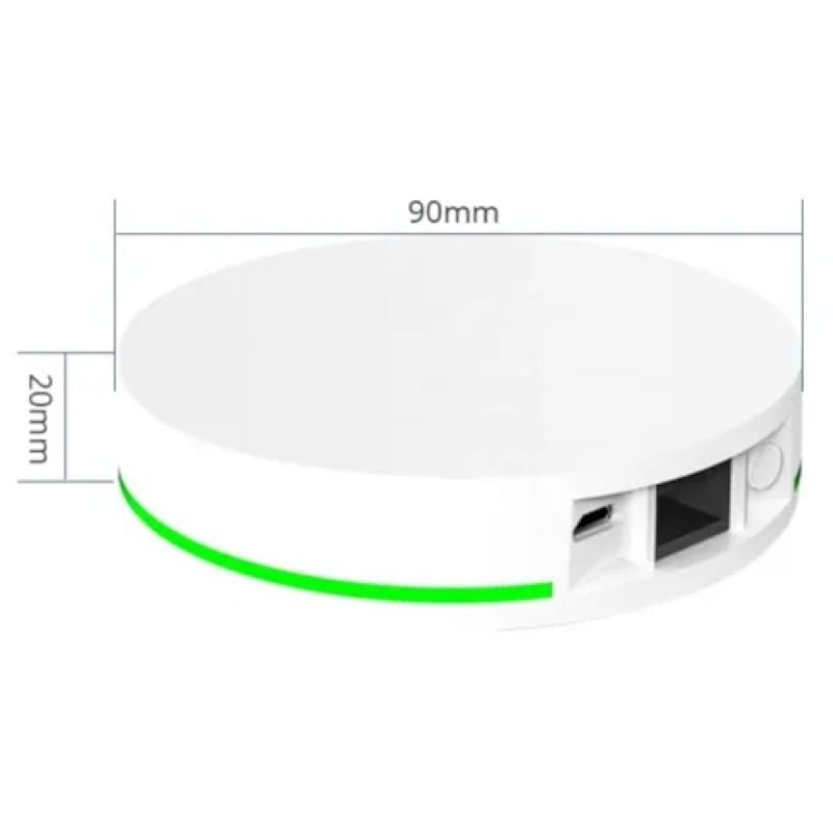 Hub Sensor Zemismart Tuya Com Fio Gateway
