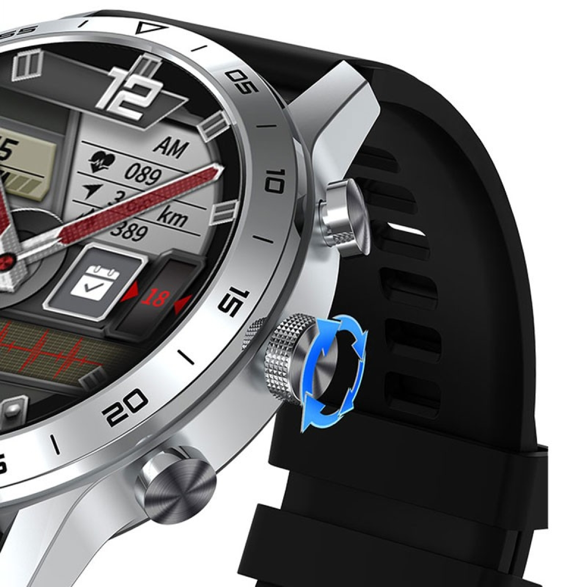 DT NO.1 DT70 com Pulseira de Silicone