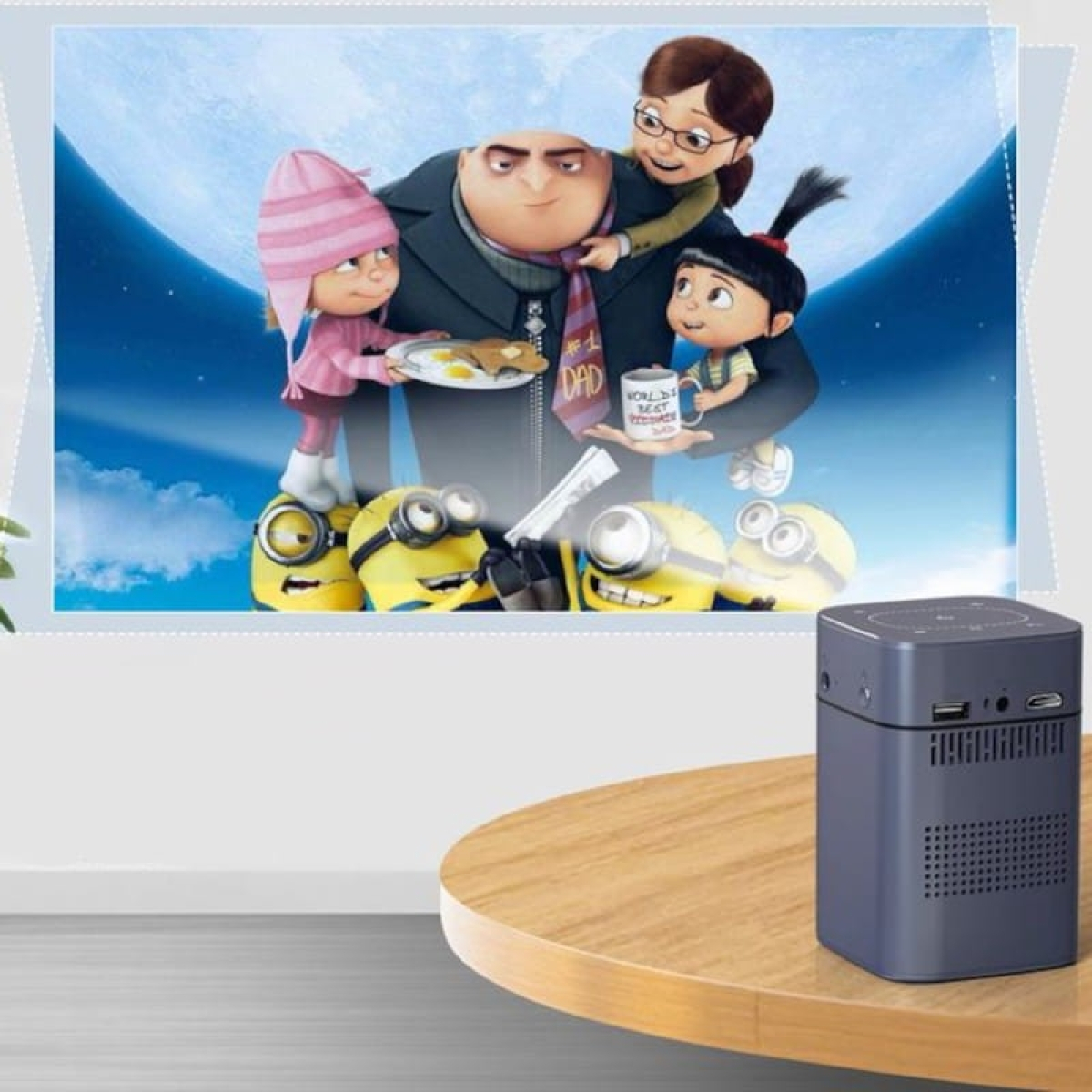 Projetor DLP K19 2GB/16GB 7000mAh Android 9.0