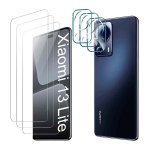 Pack de Acessórios Xiaomi 13 Lite com 3 Película de Ecrã + 3 Película de vidro para Câmara