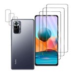 Pack de Acessórios Xiaomi Poco M5s / Redmi Note 10 / Redmi Note 10S com 3 Película de Ecrã + 3 Película de vidro para Câmara