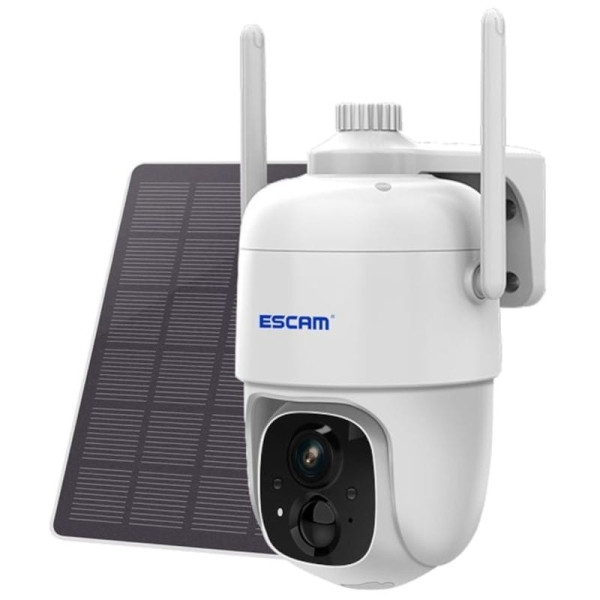 Câmara de vigilância IP Escam G24 3M Wifi Painel solar