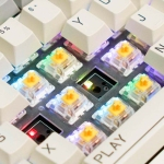 Teclado Mecânico MIIIW ART Series Z830 Switch Amarelo