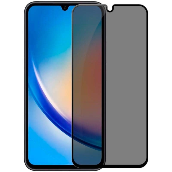 Película de vidro temperado Anti Espião Samsung Galaxy A34 5G