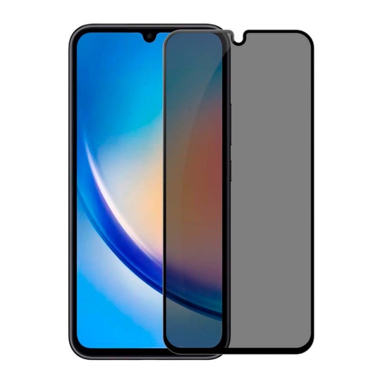 Película de vidro temperado Anti Espião Samsung Galaxy A34 5G