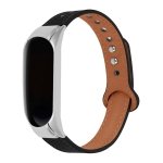 Pulseira Xiaomi Mi Smart Band 6 / Mi Band 5 / Amazfit Band 5 Couro Clipe