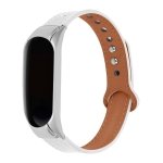 Pulseira Xiaomi Mi Smart Band 6 / Mi Band 5 / Amazfit Band 5 Couro Clipe